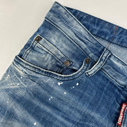 Dsquared2 DSQUARED Skater Jean Distressed Painted Size 48
