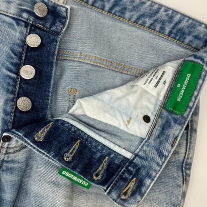 Dsquared2 DSQUARED Skater Button-Fly Indigo Jeans Size 48