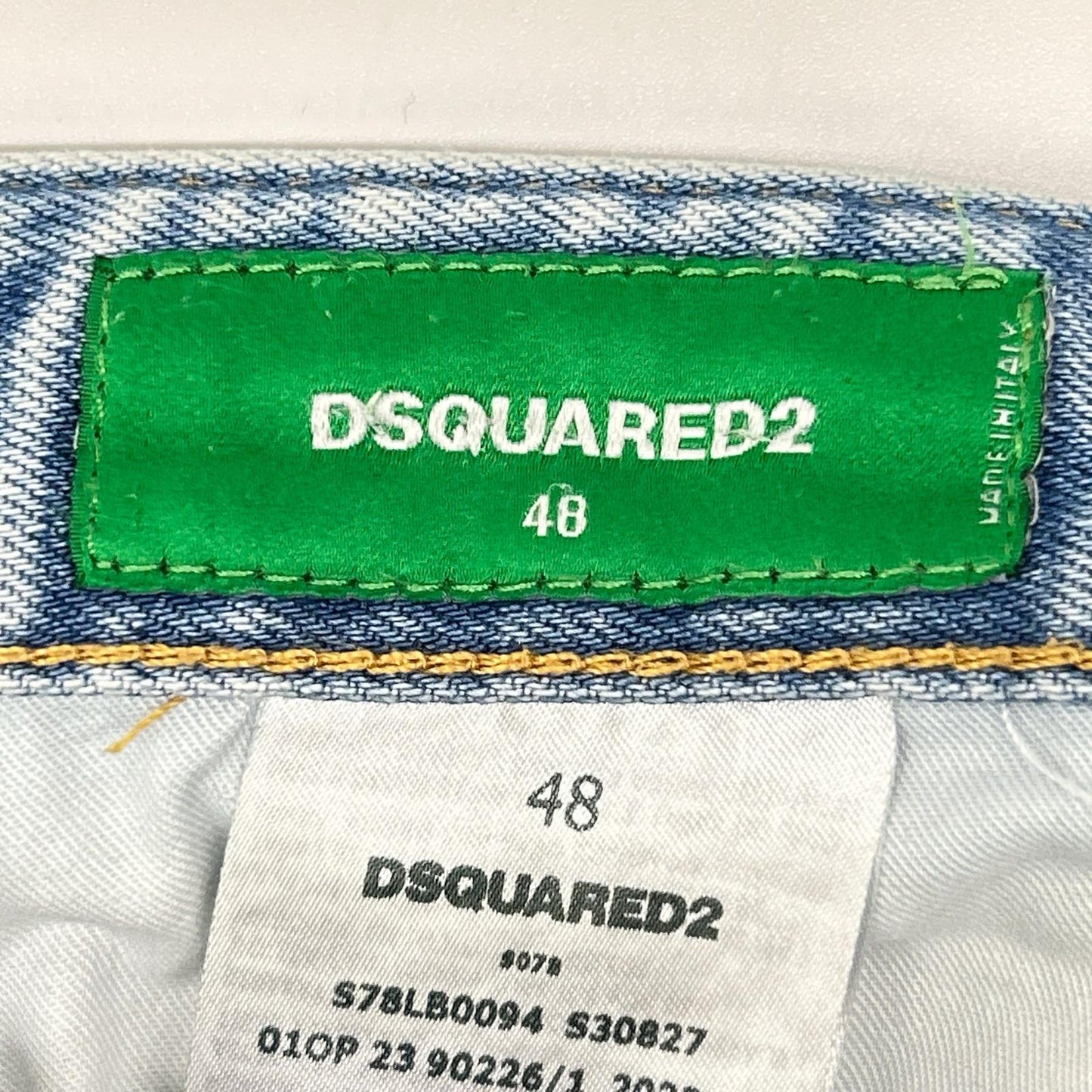 Dsquared2 DSQUARED Skater Button-Fly Indigo Jeans Size 48