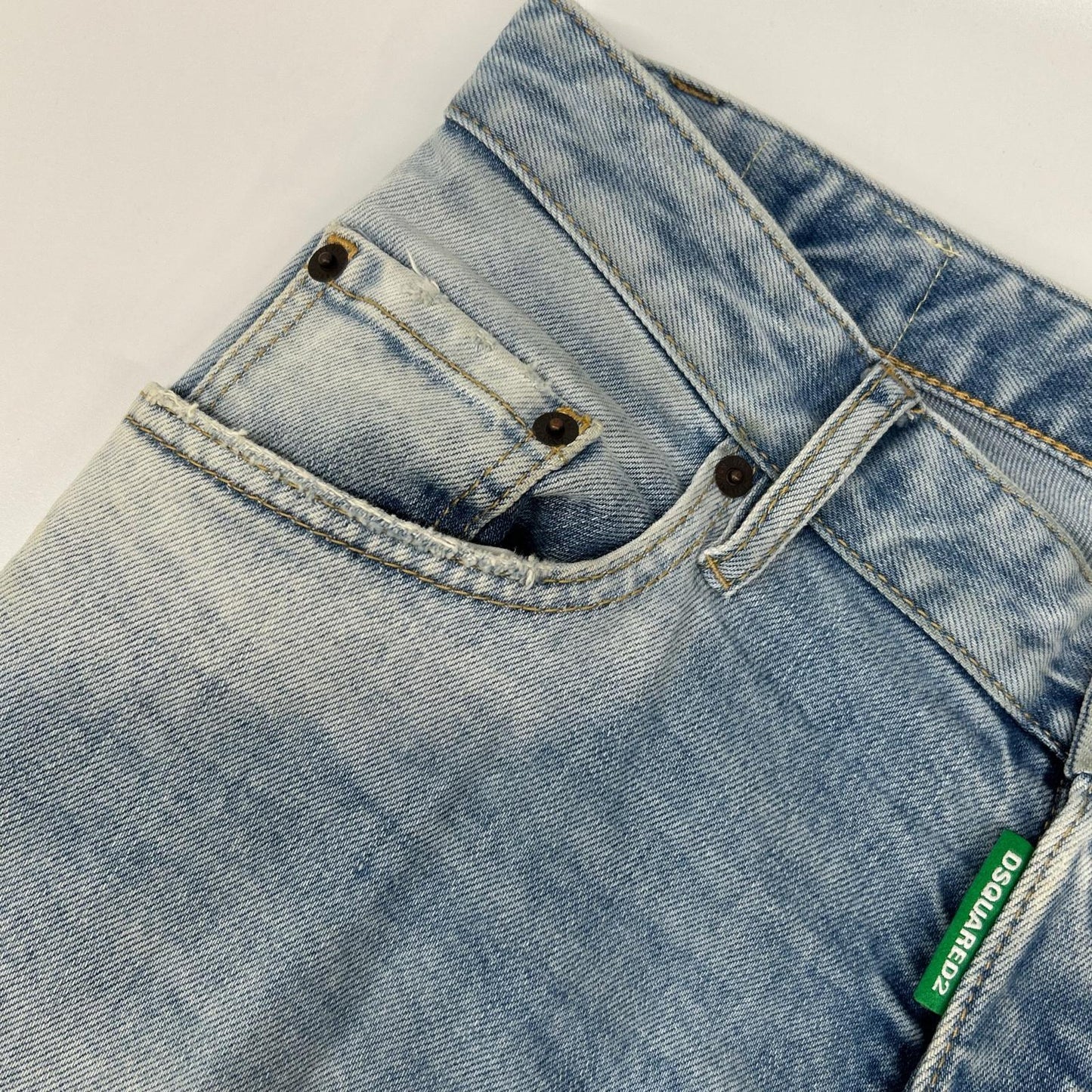 Dsquared2 DSQUARED Skater Button-Fly Indigo Jeans Size 48