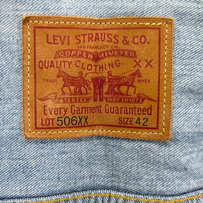 LEVI'S 506XX 1st Type MIJ Denim Trucker Jacket Size 42