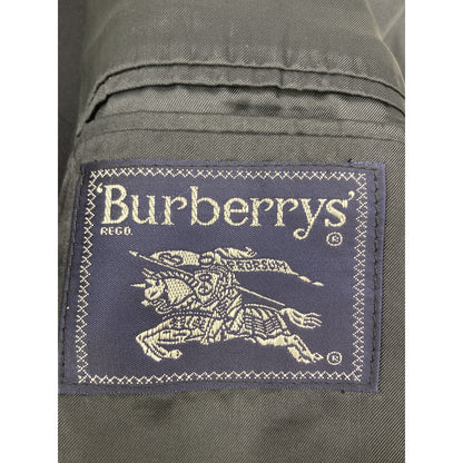 Burberry's Navy Gold Button 2B Wool Jacket Size S