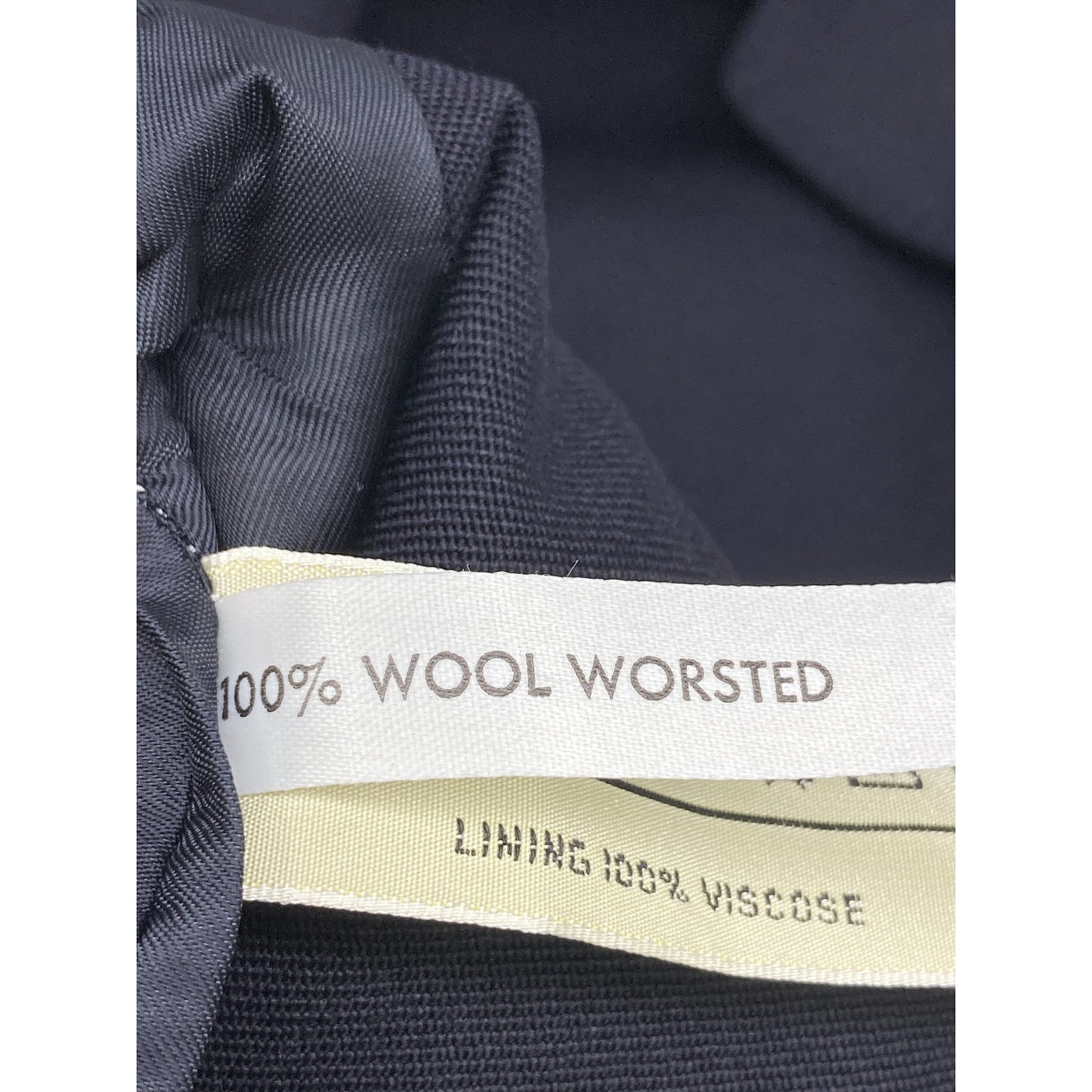 Burberry's Navy Gold Button 2B Wool Jacket Size S