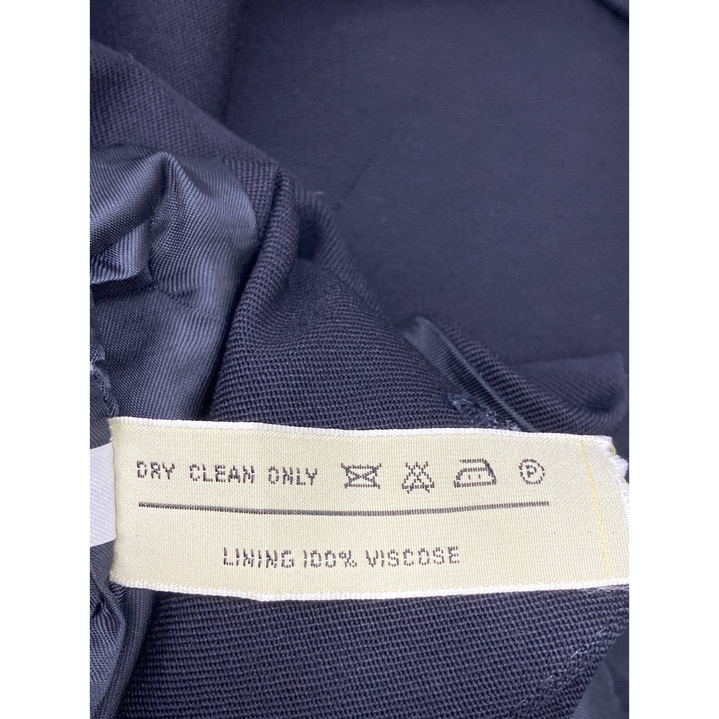 Burberry's Navy Gold Button 2B Wool Jacket Size S