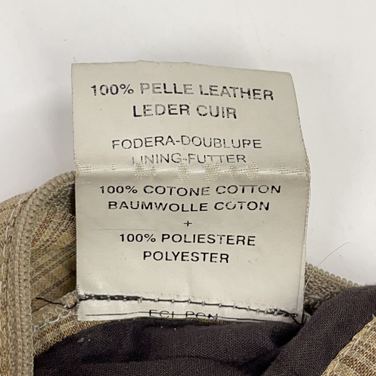 GIMO'S Brown Leather Jacket Size 50