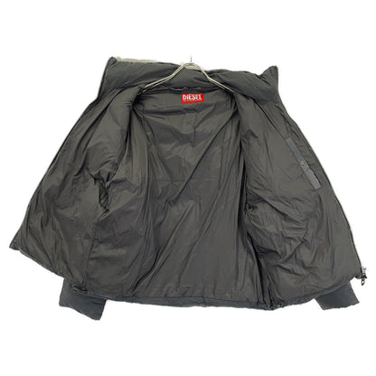 DIESEL W-RAVEEL Padded Nylon Jacket Black Size 44