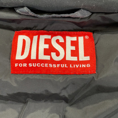 DIESEL W-RAVEEL Padded Nylon Jacket Black Size 44