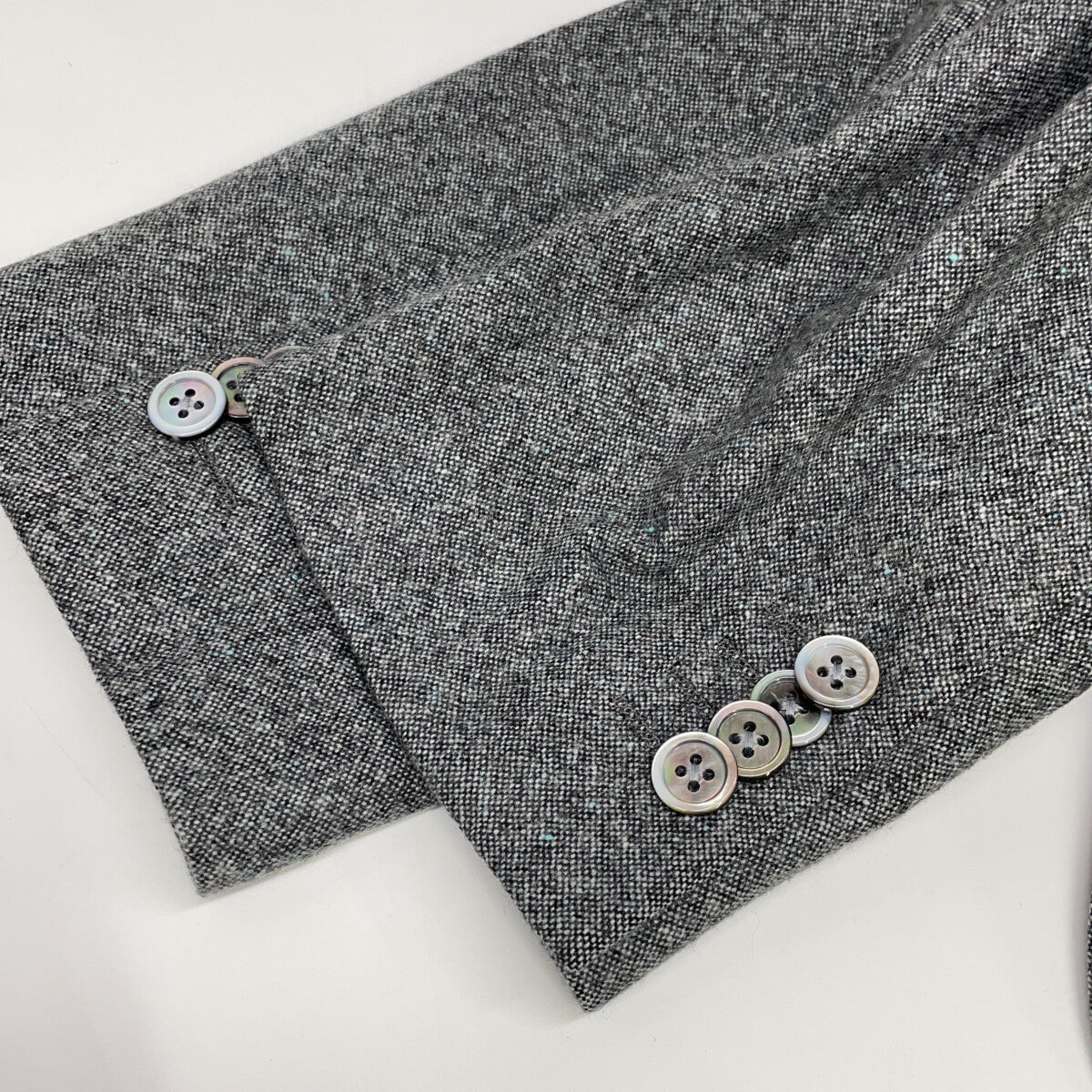 PaulSmith Gray Cashmere Jacket w/ Patterned Lining Size M
