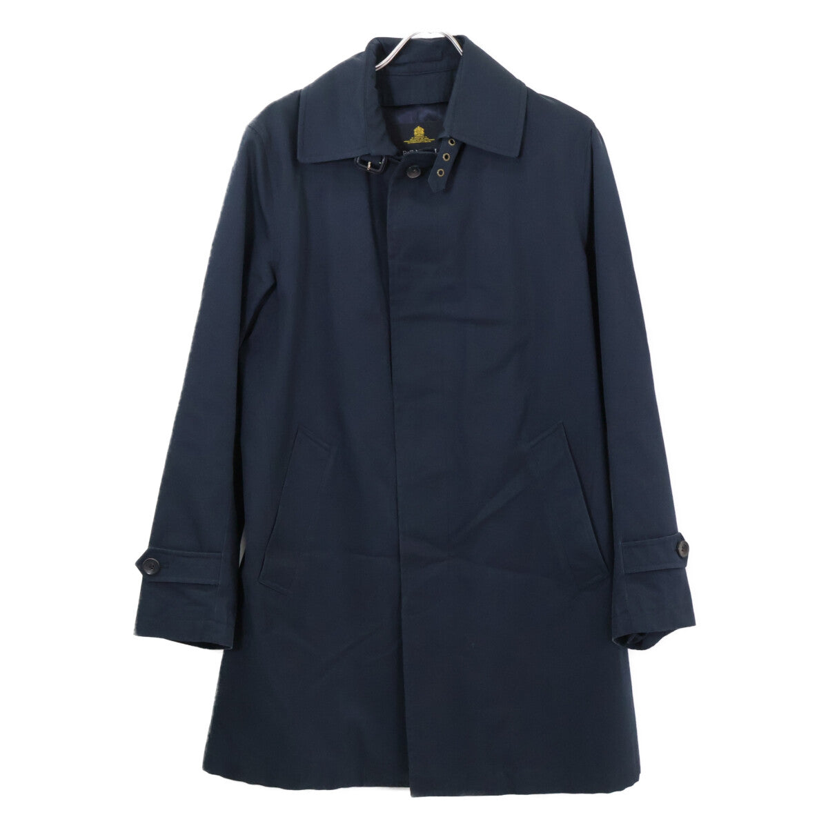 GRENFELL Navy Balmacaan Coat Size 38