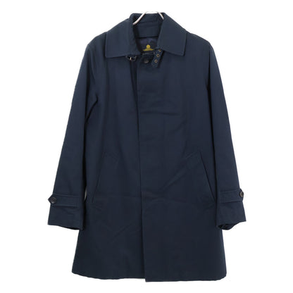 GRENFELL Navy Balmacaan Coat Size 38