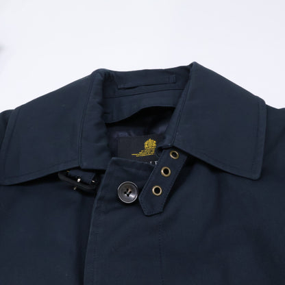 GRENFELL Navy Balmacaan Coat Size 38
