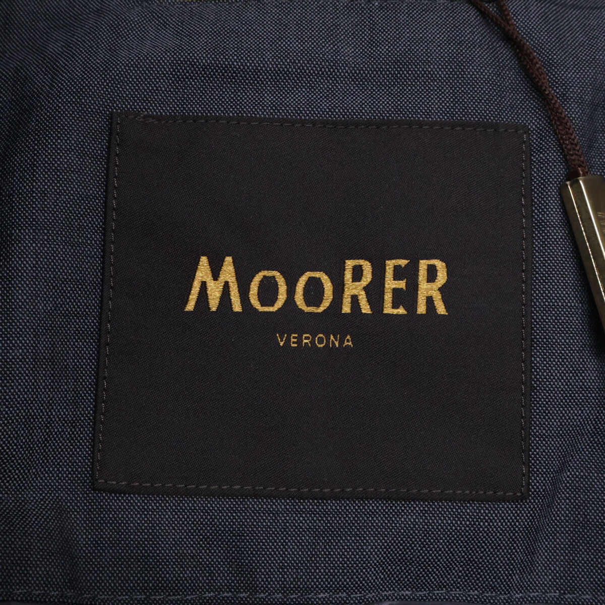MOORER HARRIS Wool Down Placket Coat Gray Size 44