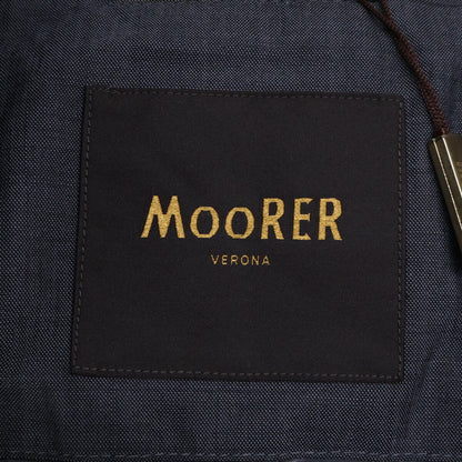 MOORER HARRIS Wool Down Placket Coat Gray Size 44