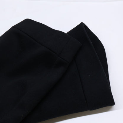 GUCCI Black Cashmere Wool Gold Double-Breasted Coat Size 48
