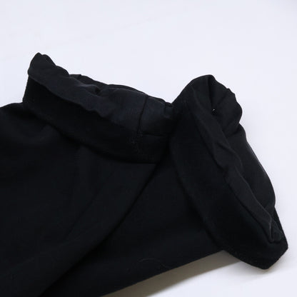 GUCCI Black Cashmere Wool Gold Double-Breasted Coat Size 48