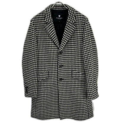 BLACK LABEL CRESTBRIDGE B/W Houndstooth Coat Size M
