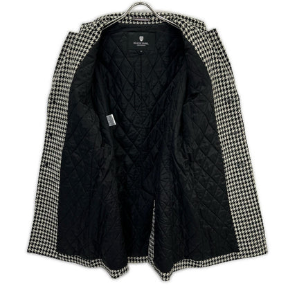 BLACK LABEL CRESTBRIDGE B/W Houndstooth Coat Size M