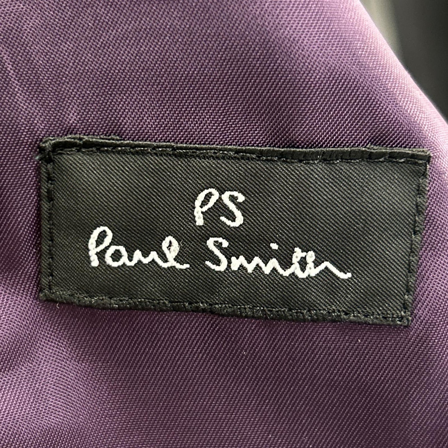 PaulSmith Gray Wool Tweed Chesterfield Coat Size L