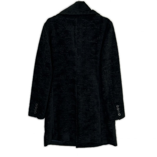 TORNADO MART Black Bright Rose Mole Coat Size L