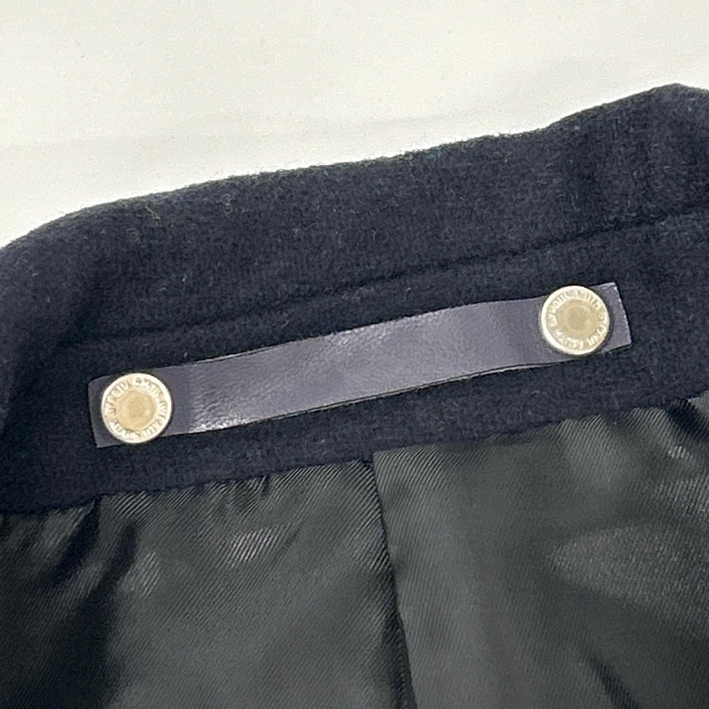 PaulSmith Navy Wool Blend Chesterfield Coat Size L