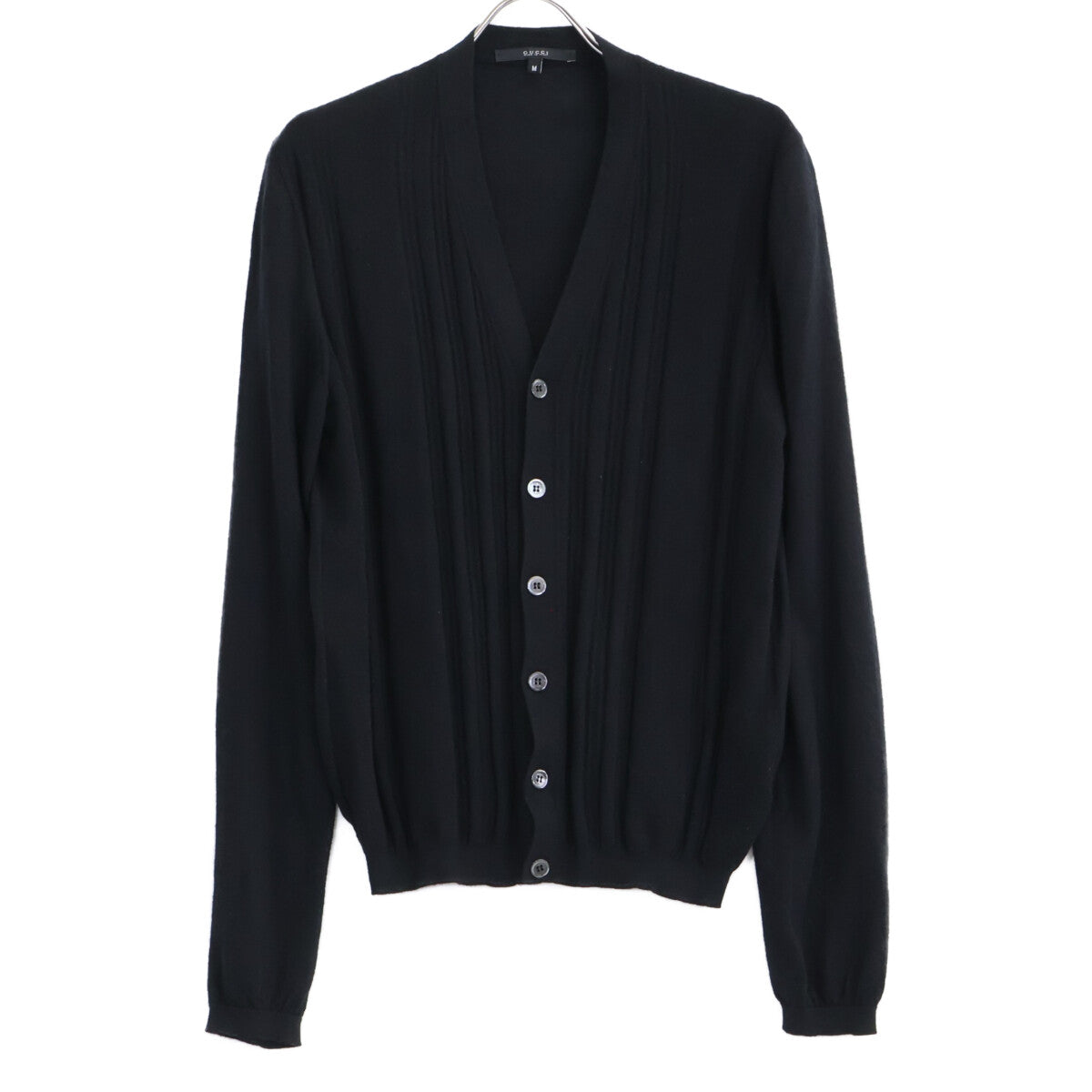 GUCCI Black 100% Cashmere Knit Cardigan Size M
