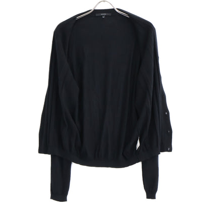 GUCCI Black 100% Cashmere Knit Cardigan Size M