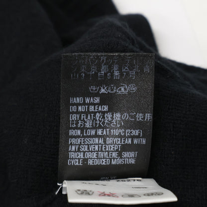 GUCCI Black 100% Cashmere Knit Cardigan Size M