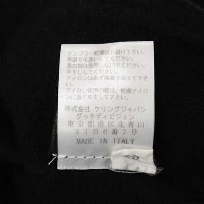 GUCCI Black 100% Cashmere Knit Cardigan Size M