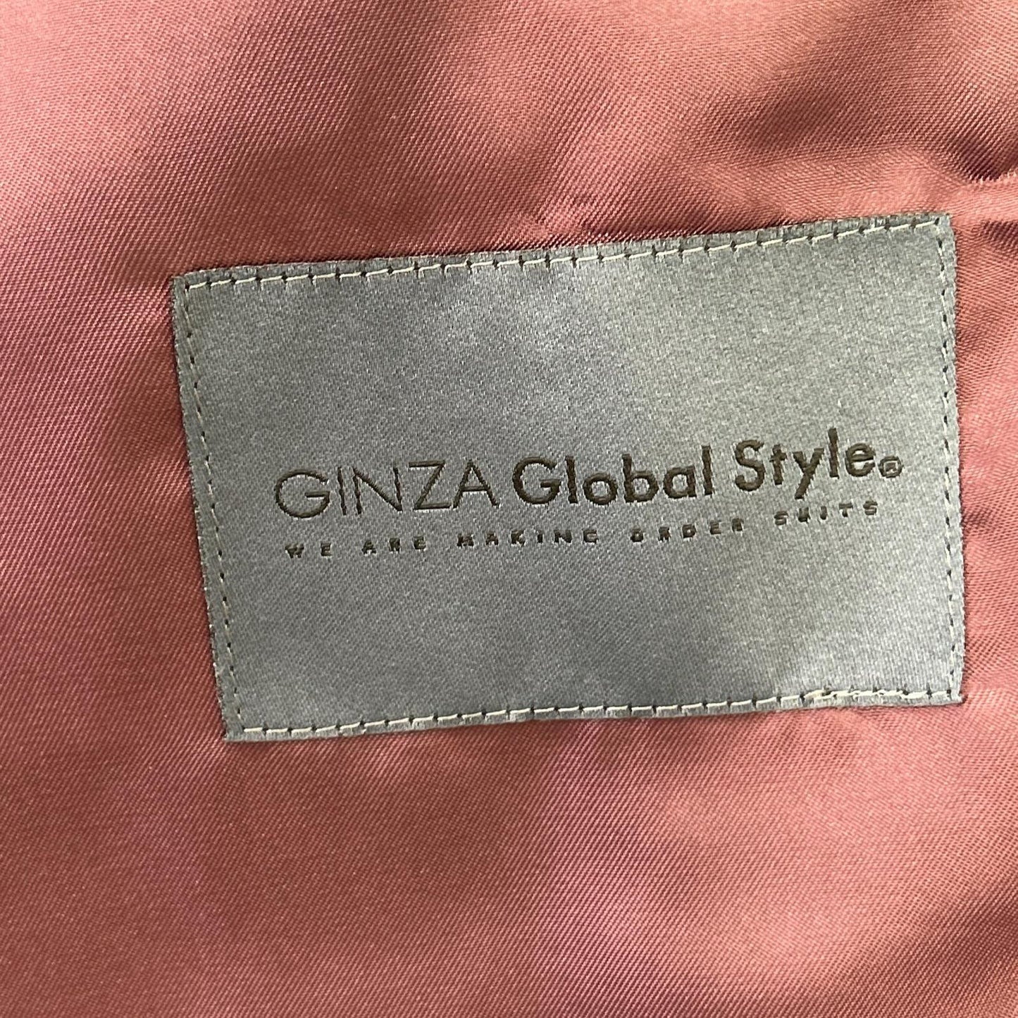 Global Style Navy Zegna Fabric Striped Suit