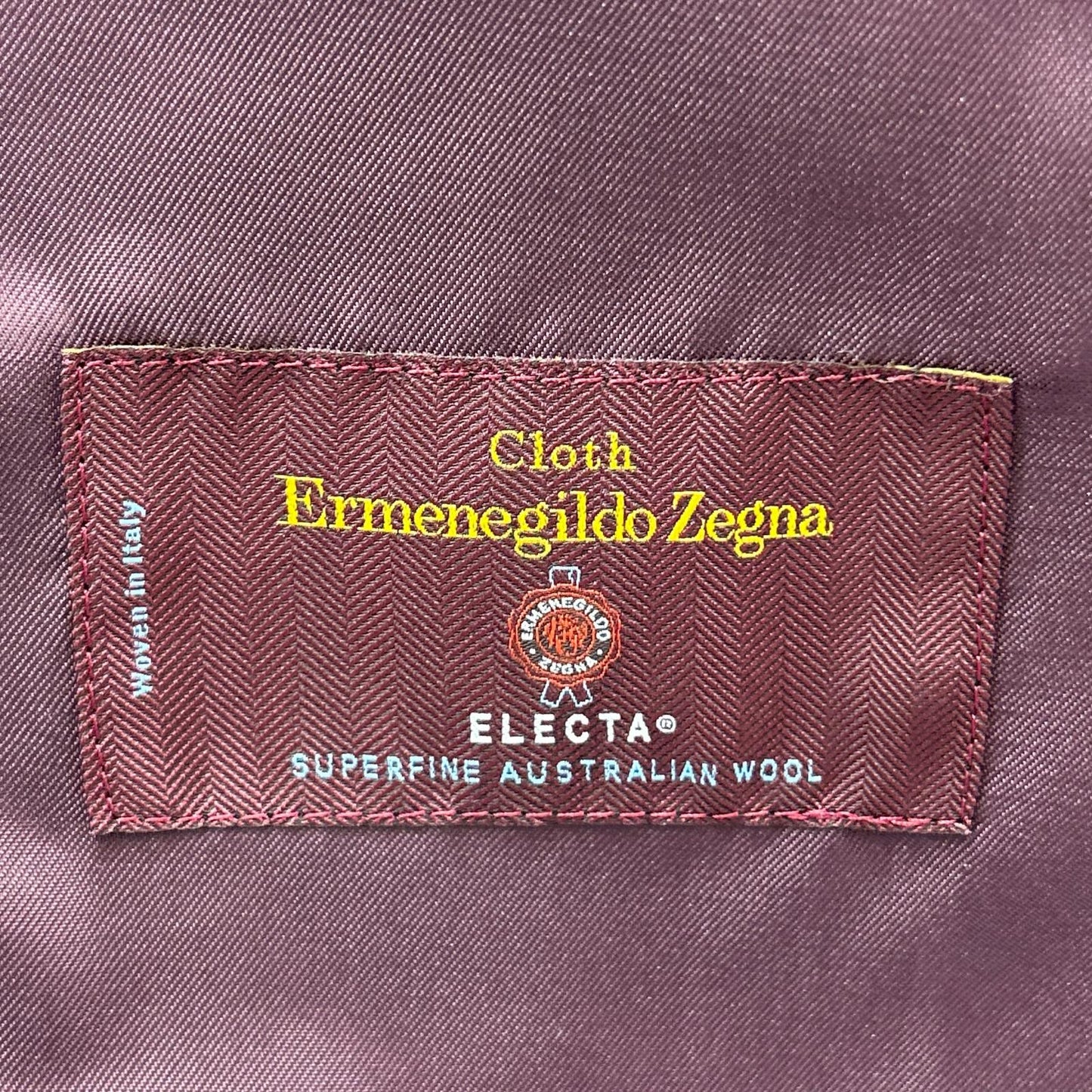 Global Style Navy Zegna Fabric Striped Suit