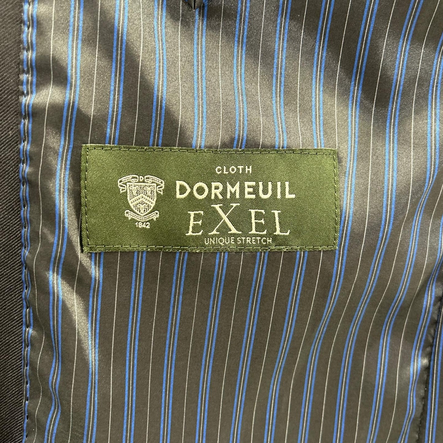 Global Style Navy Dormeuil Exel Suit