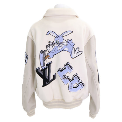 LOUIS VUITTON RM222 Multi-Patch Varsity Jacket Size 58