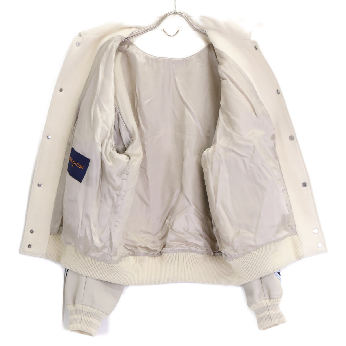 LOUIS VUITTON RM222 Multi-Patch Varsity Jacket Size 58