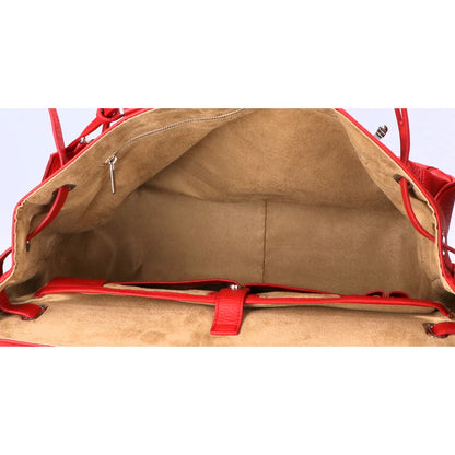 PELLE MORBIDA Maiden Voyage Flap Bag Red Size ONE SIZE