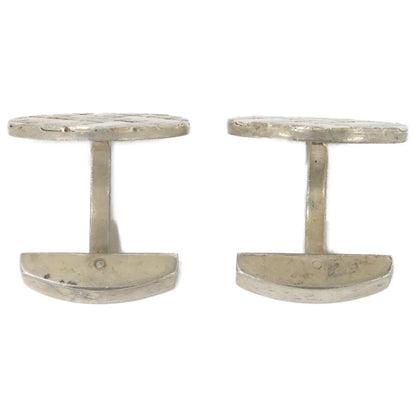 TIFFANY&Co. Sterling Silver Round Mesh Cufflinks