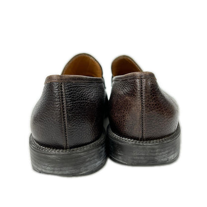SalvatoreFerragamo Gancini Leather Loafers Dark Brown Size 9