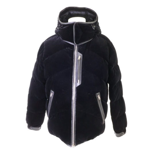 TOM FORD TFO509 Velour Cotton Down Jacket Black Size 50