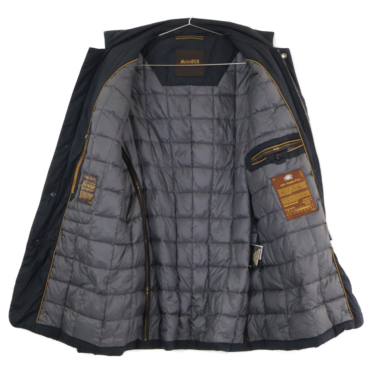 MOORER REGENT-OP Nylon Down Jacket Black Size 52