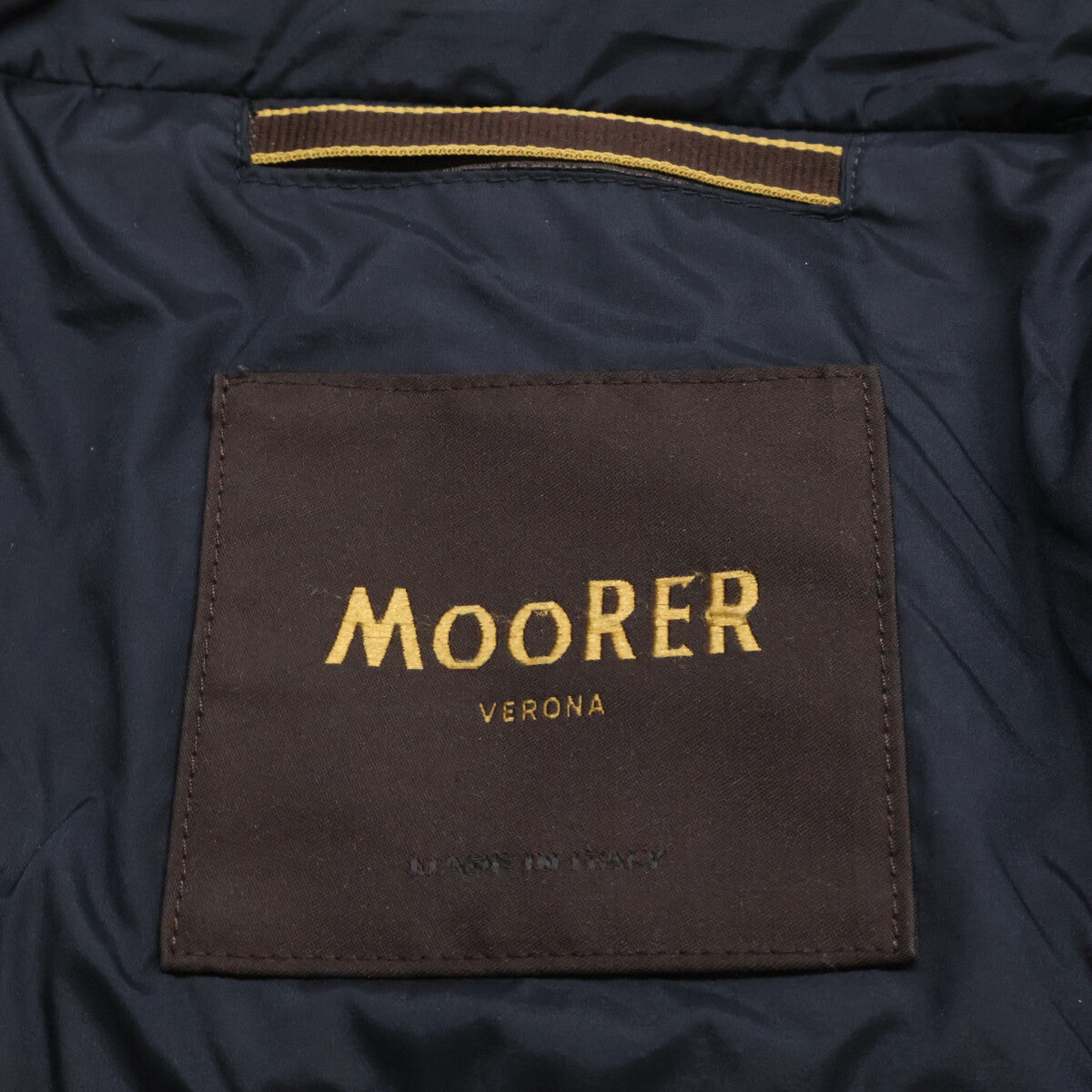 MOORER REGENT-OP Nylon Down Jacket Black Size 52