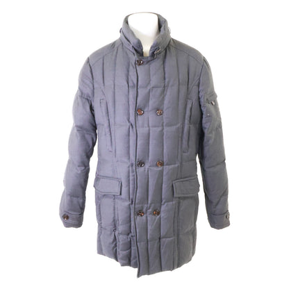 MOORER MORRIS-L Wool Double-Breasted Down Coat Gray Size 54