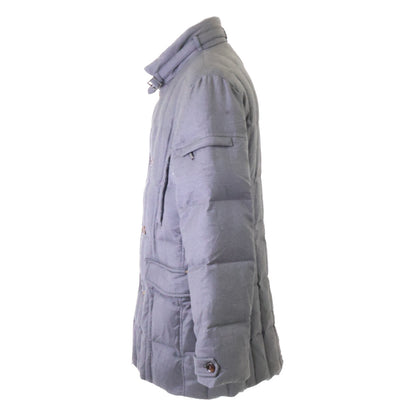 MOORER MORRIS-L Wool Double-Breasted Down Coat Gray Size 54