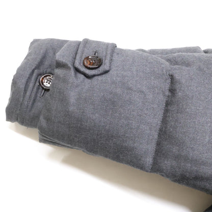 MOORER MORRIS-L Wool Double-Breasted Down Coat Gray Size 54