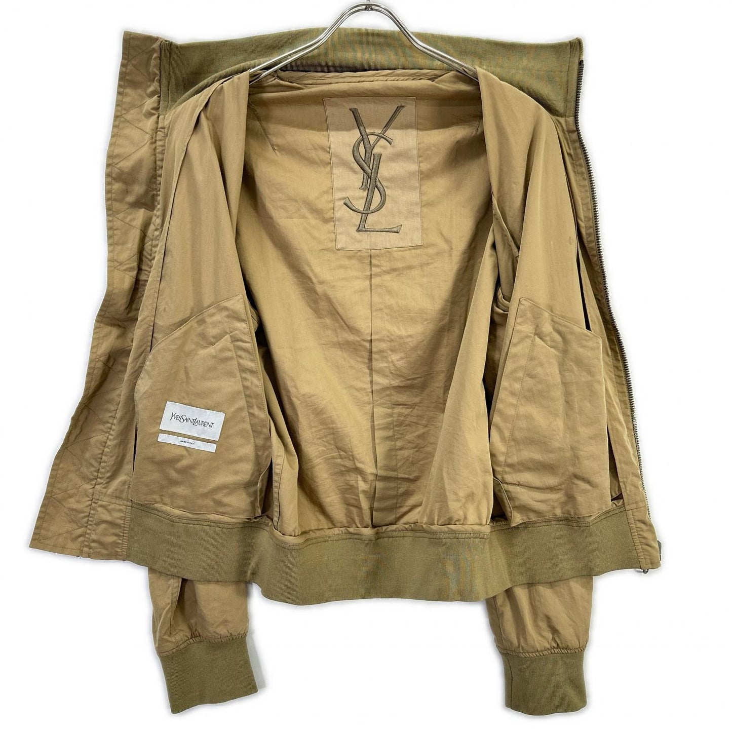 YvesSaintLaurent Cotton Silk YSL Jacket