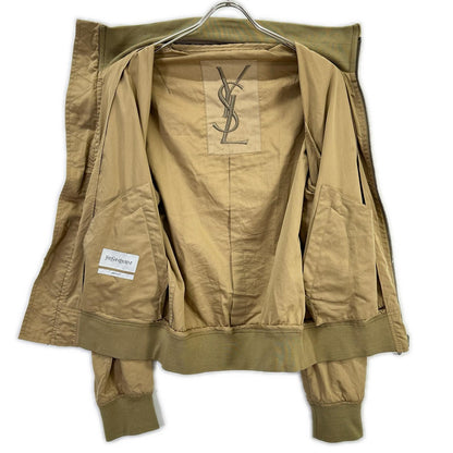 YvesSaintLaurent Cotton Silk YSL Jacket