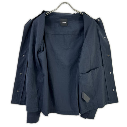 Theory TREVOR KELSO Nylon Tailored Blazer Navy Size M