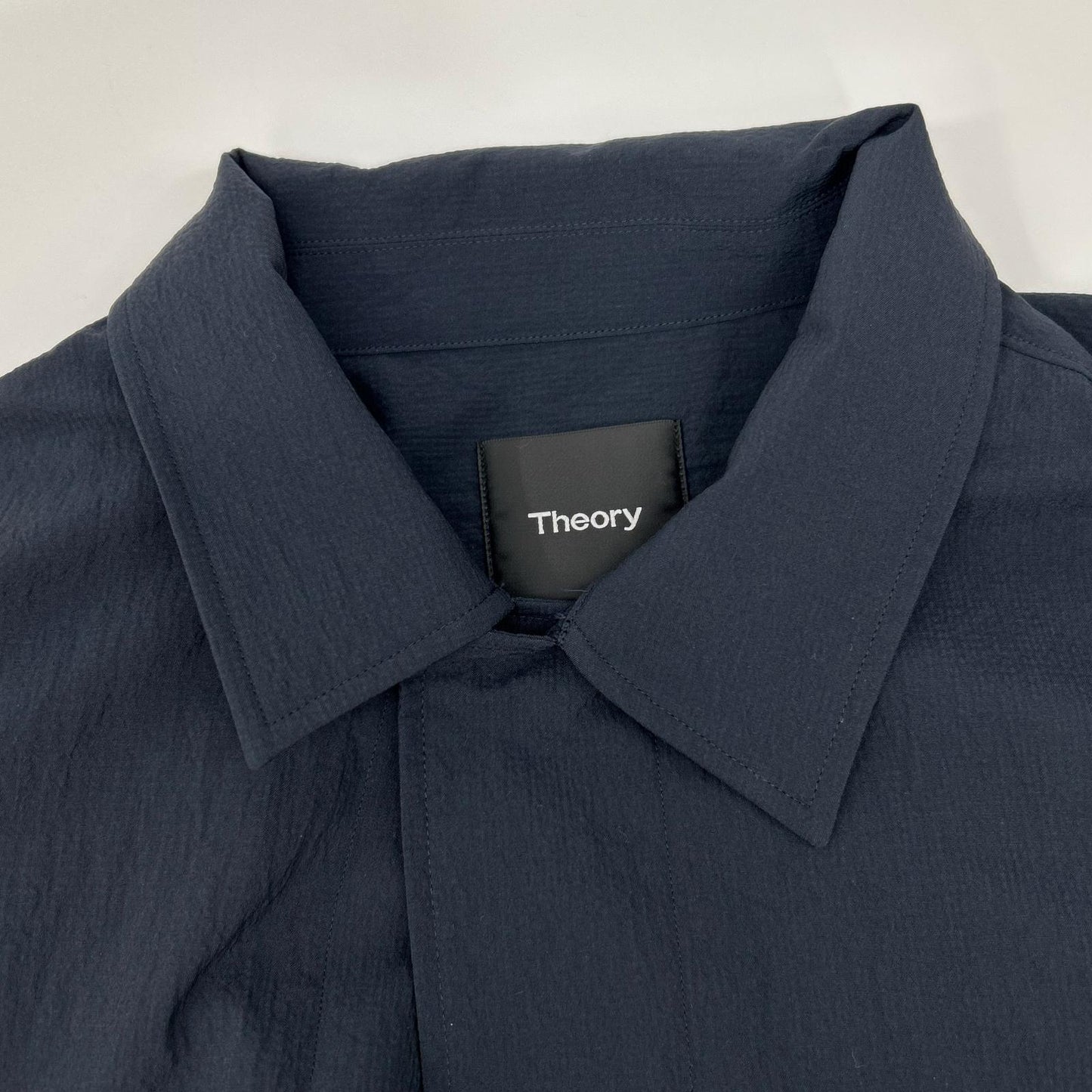 Theory TREVOR KELSO Nylon Tailored Blazer Navy Size M