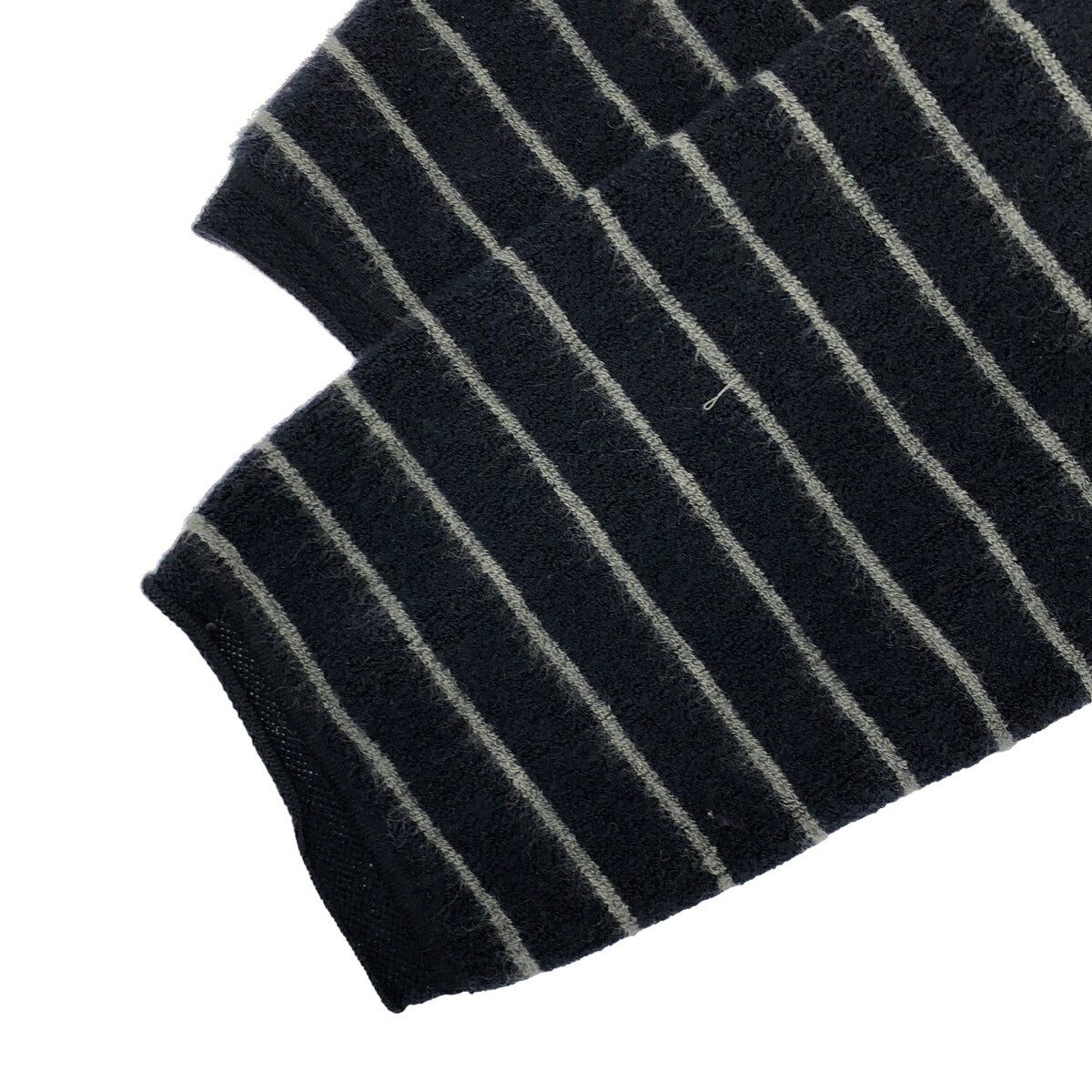 GIORGIOARMANI Navy Cashmere Blend Stripe Cardigan Size 52