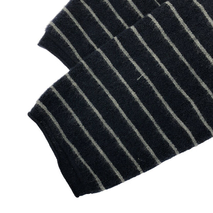 GIORGIOARMANI Navy Cashmere Blend Stripe Cardigan Size 52