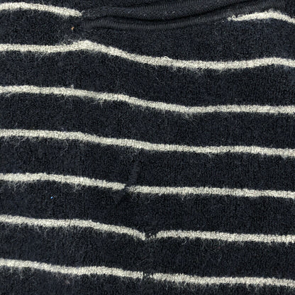 GIORGIOARMANI Navy Cashmere Blend Stripe Cardigan Size 52