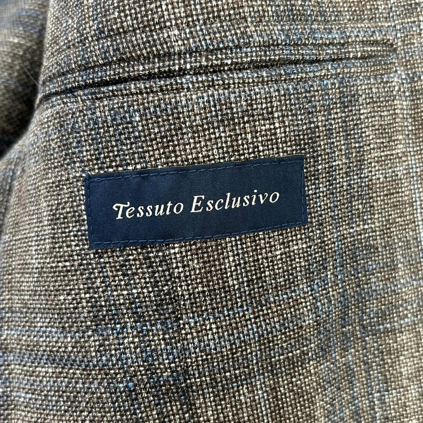 LARDINI JR0526AQ Wool Linen Cotton Blazer Brown Size 52